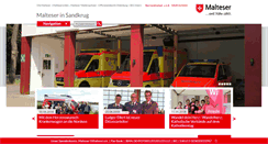 Desktop Screenshot of malteser-sandkrug.de